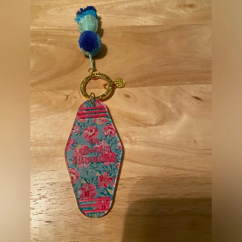Simply Southern Acrylic Key Chain Be Always Blooming